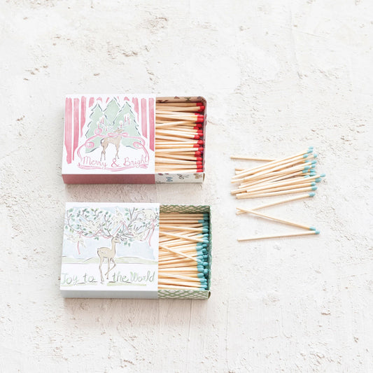 Safety Matches with Holiday Matchbox