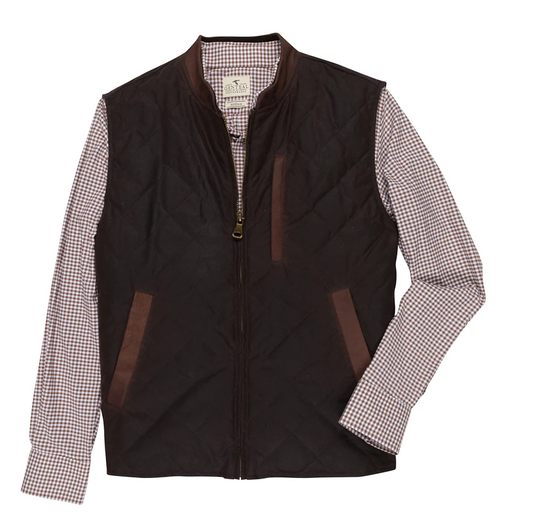 Waxed Cotton Vest