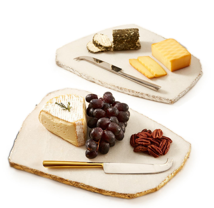 White Marble Cheese Platter