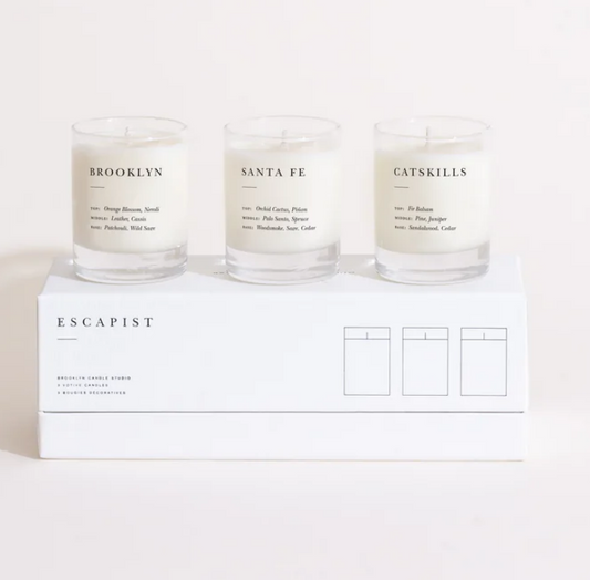 Escapist Brooklyn Candle Studio Trio