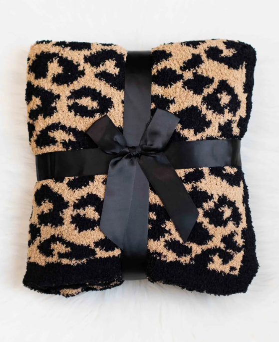 Brown Leopard Blanket