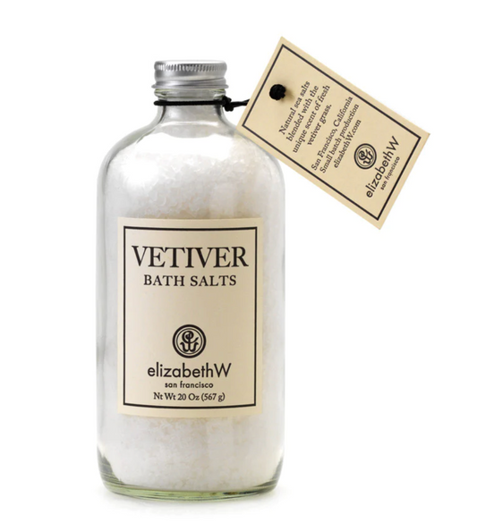 Vetiver Bath Salts in Bottle