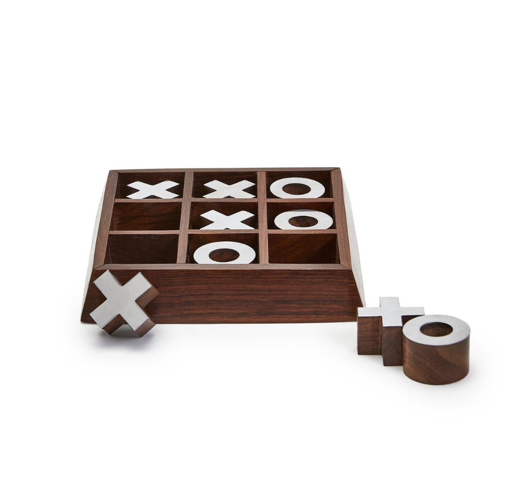 The Turf Club Hand Crafted Tic Tac Toe Game